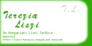 terezia liszi business card