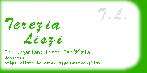 terezia liszi business card